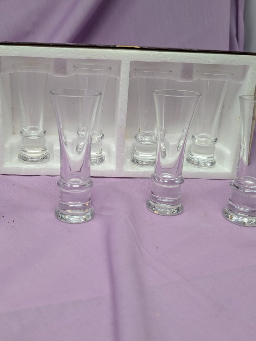 Two sets of Iittala Kaleva Shot Glasses
